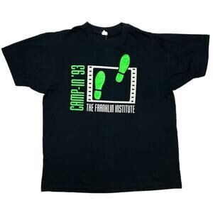 Vintage 1993 Franklin Institute Camp in Philadelphia Black XL